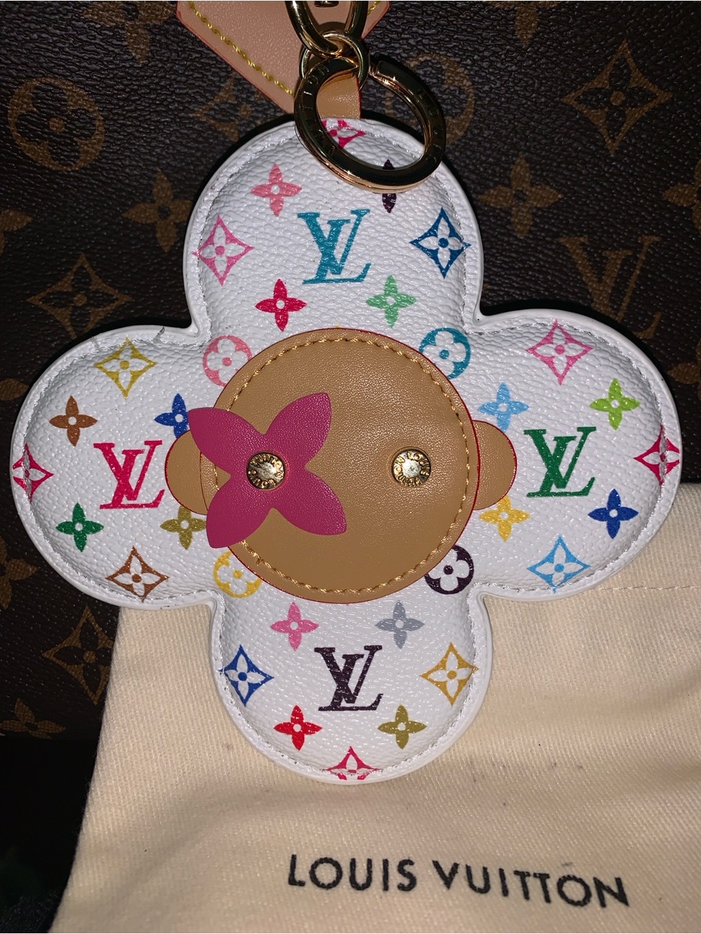 Vivienne fashion inspired Monogram purse/bag charm keychain